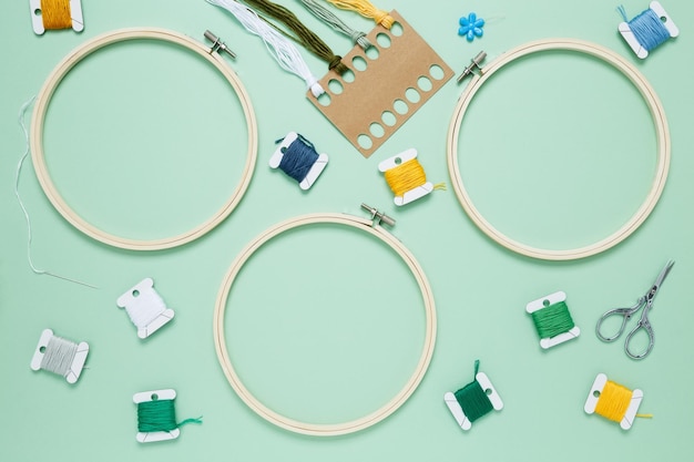 Набор для вышивания с цветочным мотивом